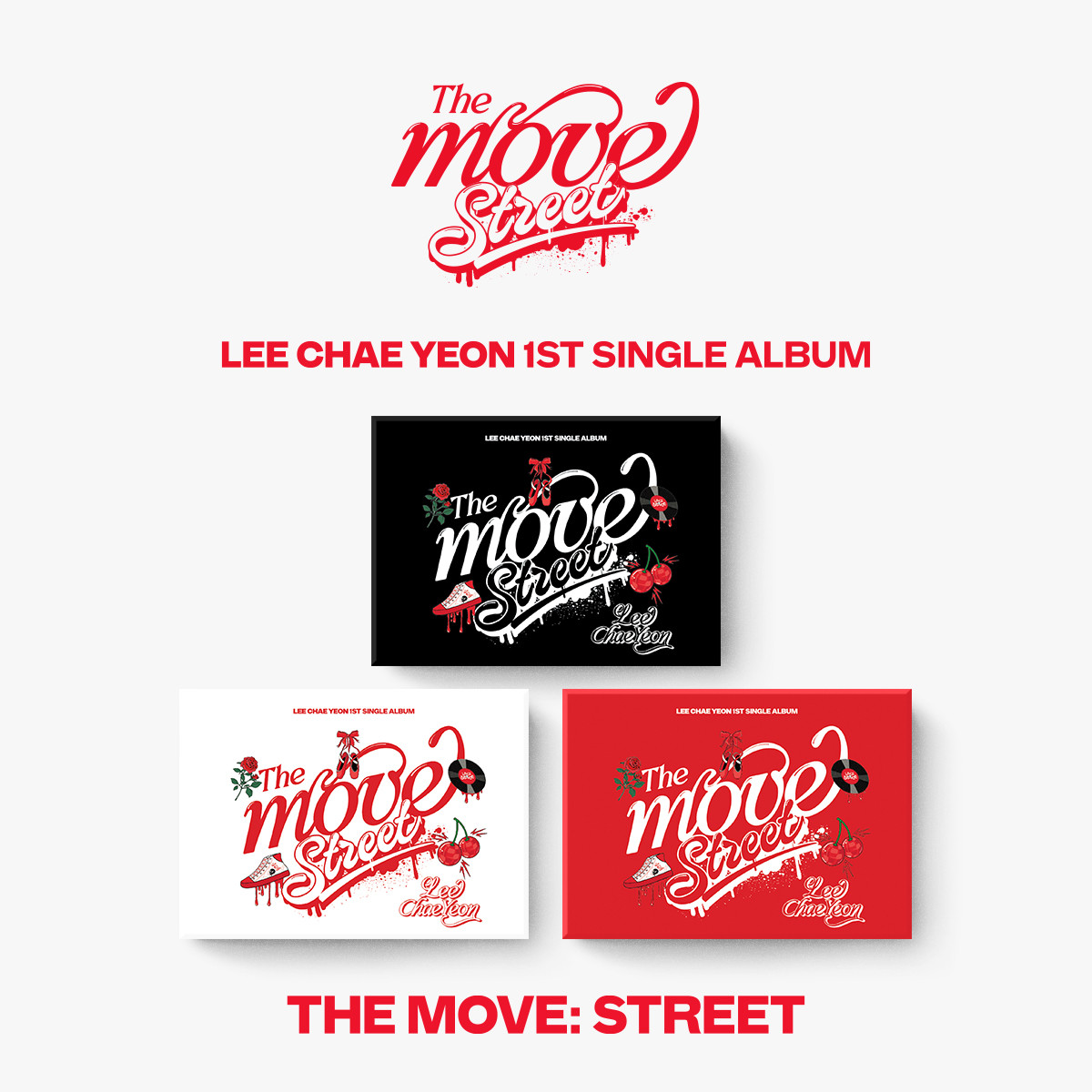 [LEE CHAE YEON] 1ST SINGLE ALBUM [THE MOVE: STREET] (poca ver.) RANDOM