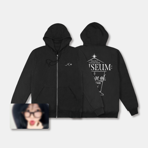 [MOON BYUL] MUSEUM : village of eternal glow HOODIE ZIP-UP