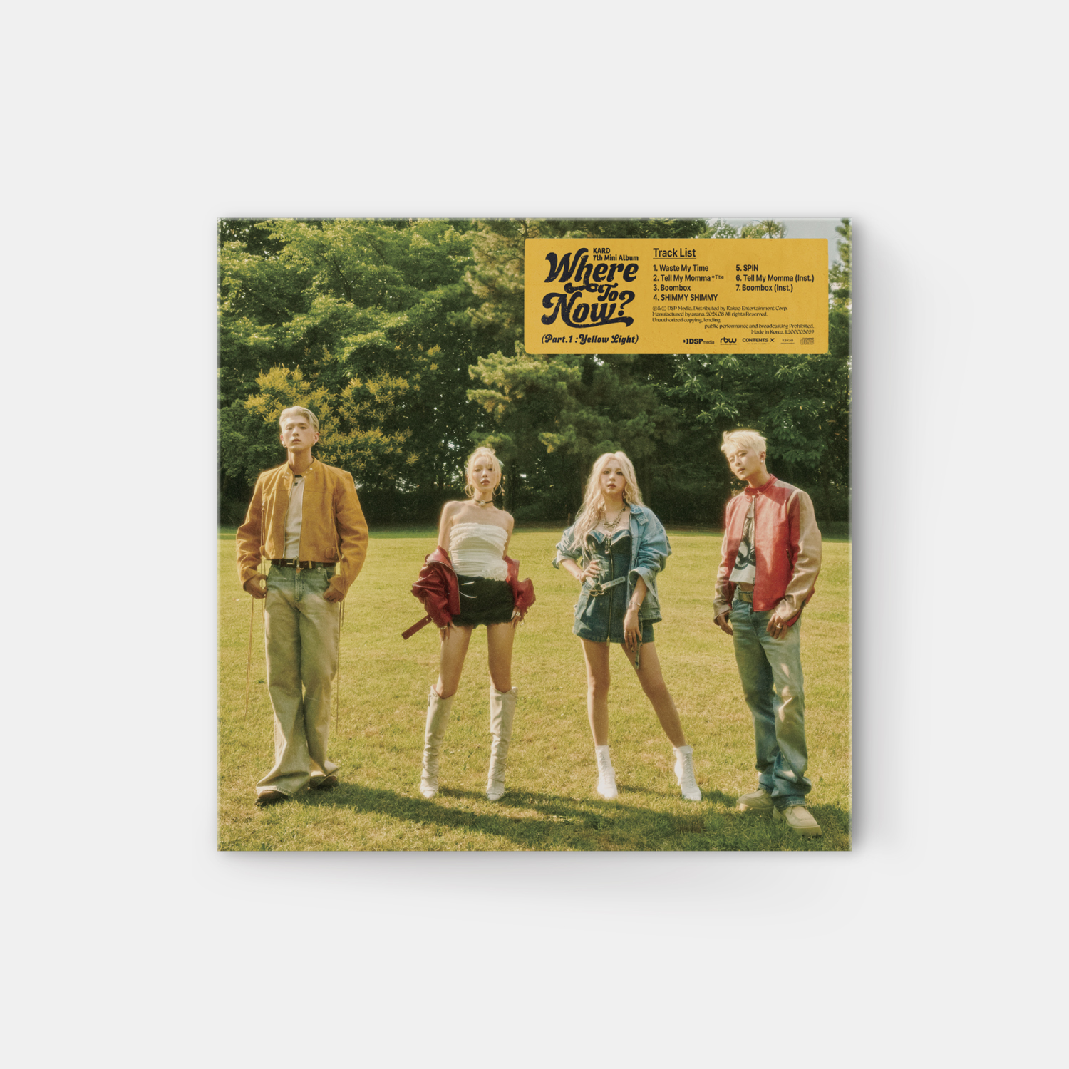 [KARD] 7th Mini Album 'Where To Now? (Part.1) : Yellow Light'
